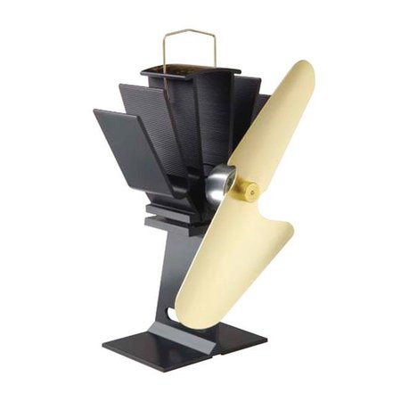 Caframo Caframo Ltd 0 Ecofan For Wood Stoves; Black Body; Gold Blades 275083